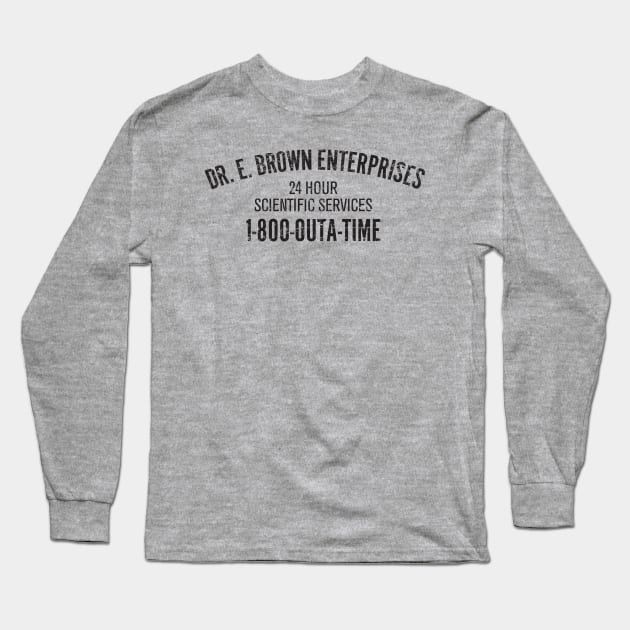 Dr. E. Brown Enterprises Long Sleeve T-Shirt by MindsparkCreative